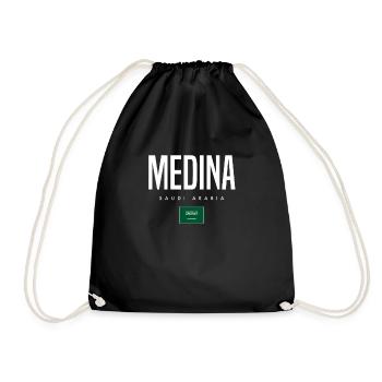 Medina Saudi-Arabien - Turnbeutel - Schwarz - Vorne