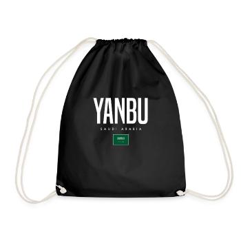 Yanbu Saudi Arabia - Drawstring Bag - black - Front