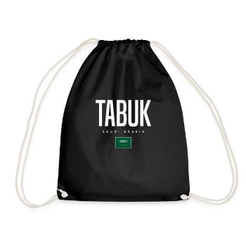 Tabuk Saudi Arabia - Drawstring Bag - black - Front