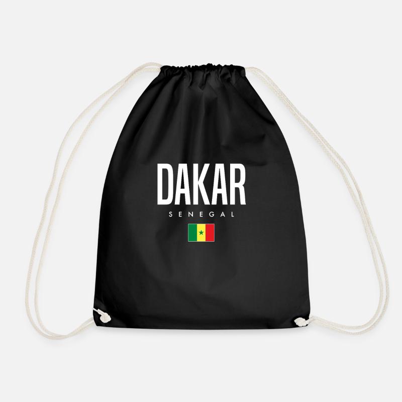 Dakar, Sénégal - Sac de sport léger - noir