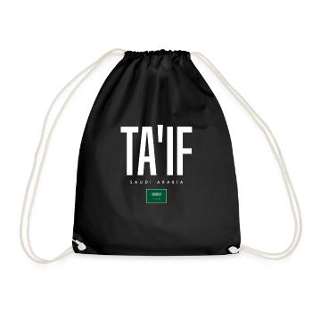 Ta'if Saudi Arabia - Drawstring Bag - black - Front