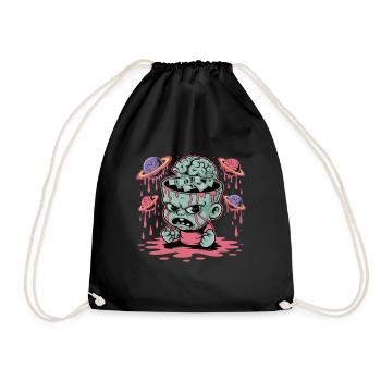 STREETWEAR CHAOTIQUE - Sac de sport léger - noir - Devant