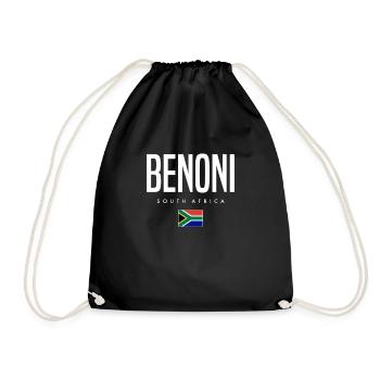 Benoni, Afrique du Sud - Sac de sport léger - noir - Devant