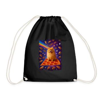 Pomeranian - Turnbeutel - Schwarz - Vorne