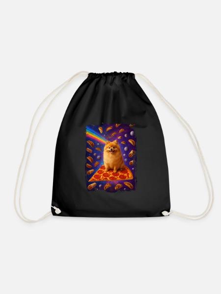 Pomeranian - Turnbeutel - Schwarz