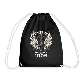 Vintage Rockin' depuis 1996, 29 ans de classique - Sac de sport léger - noir - Devant