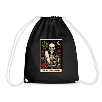 Tarot au radis - Sac de sport léger - noir - Devant