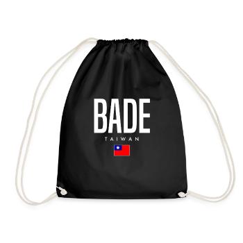 Bathing Taiwan - Drawstring Bag - black - Front
