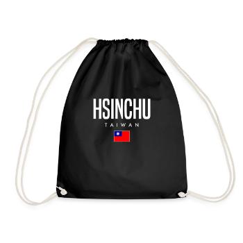 Hsinchu, Taïwan - Sac de sport léger - noir - Devant