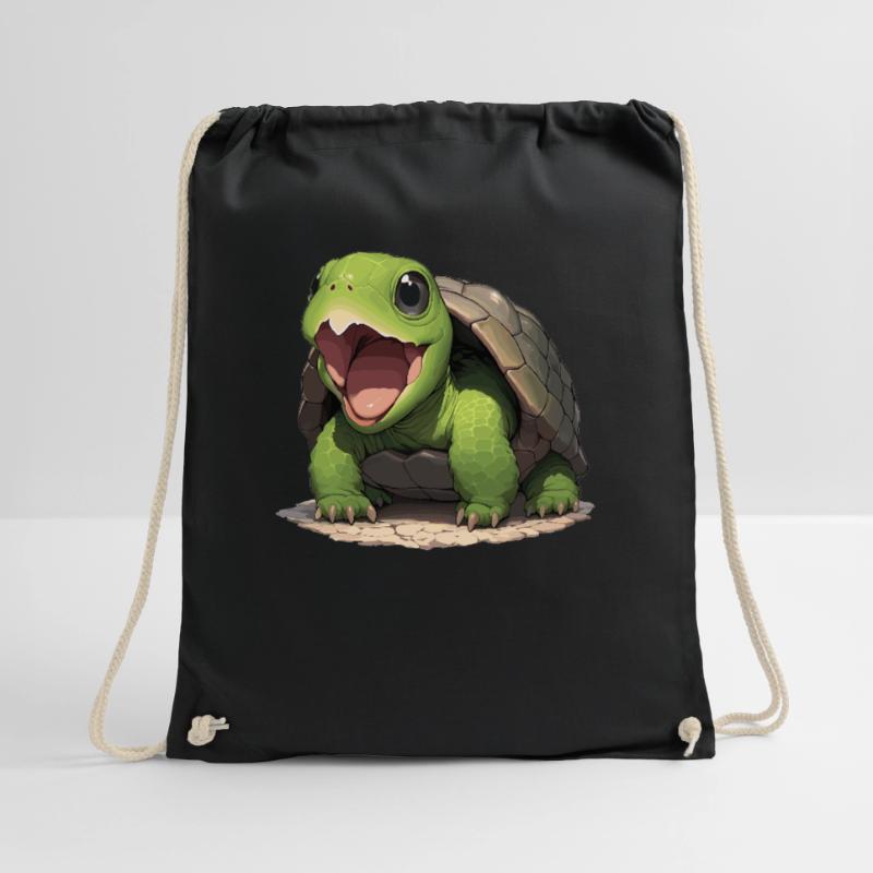 Snapping Turtles Snapping Turtle Drawstring Bag