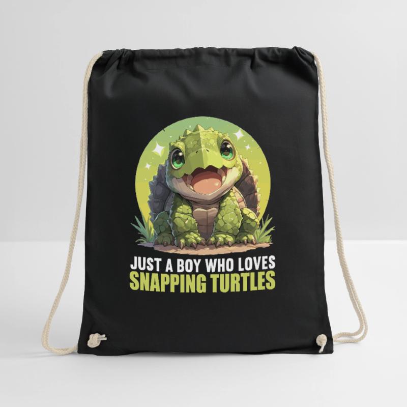 Snapping Turtles Snapping Turtle Drawstring Bag