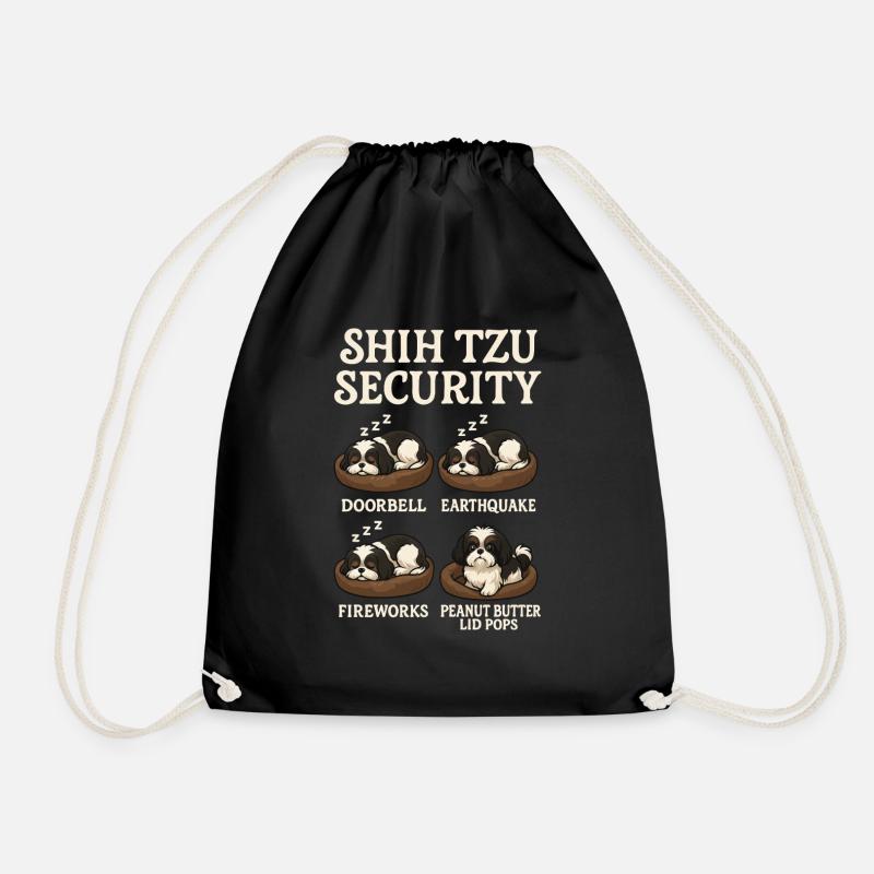 Shih Tzu - Sac de sport léger - noir