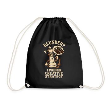 Carver? Je préfère la stratégie créative - Sac de sport léger - noir - Devant