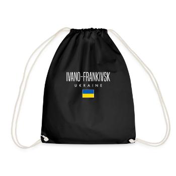 Ivano-Frankivsk Ukraine - Drawstring Bag - black - Front