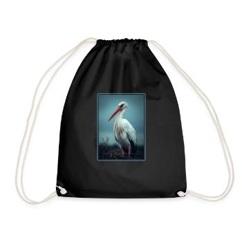 Cigognes Cigognes - Sac de sport léger - noir - Devant