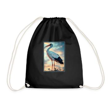 Cigognes Cigognes - Sac de sport léger - noir - Devant