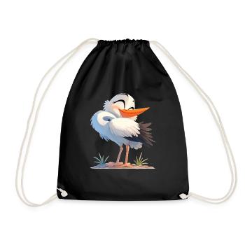 Cigognes Cigognes - Sac de sport léger - noir - Devant