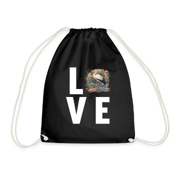 Cigognes Cigognes - Sac de sport léger - noir - Devant