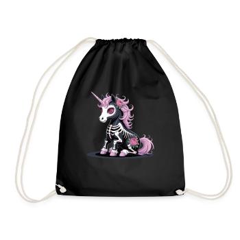 Chemise Licorne Halloween - Sac de sport léger - noir - Devant