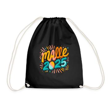 Malle 2025 Mallorca - Drawstring Bag - black - Front