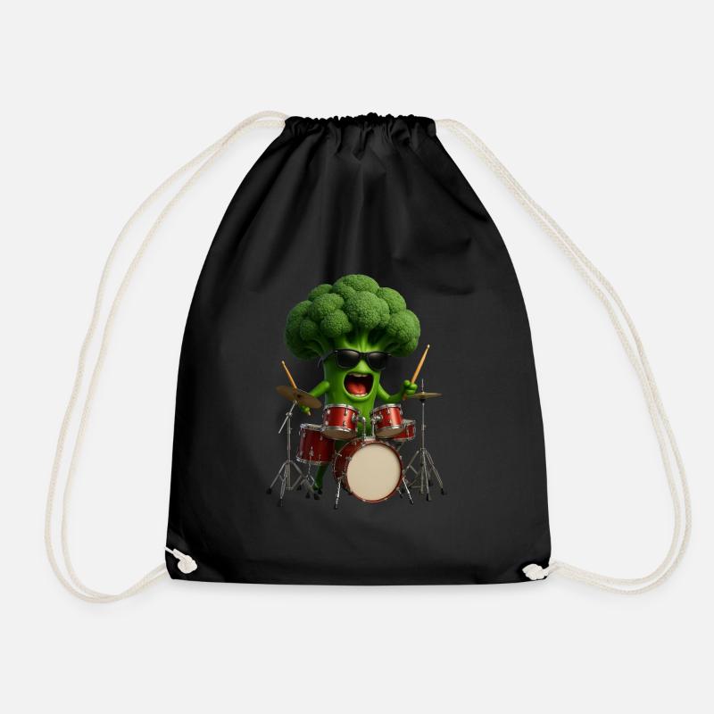 Fûts de brocoli - Sac de sport léger - noir