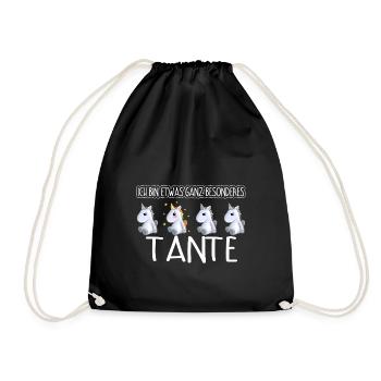 TANTE - Toll - Turnbeutel - Schwarz - Vorne