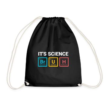 C’est de la science, mec, drôle, nerd, humour design - Sac de sport léger - noir - Devant