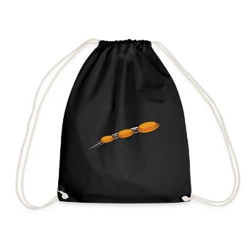 Shooting Skeet Clay Pigeon Shooting - Drawstring Bag - black - Front