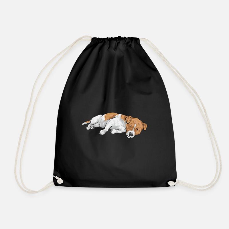 Jack Russell Terrier - Turnbeutel - Schwarz