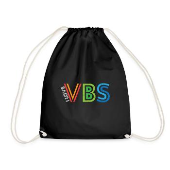 I Love VBS Vacation Bible School Crew Church - Drawstring Bag - black - Front