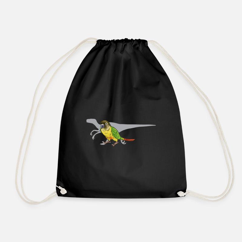 Molinasittich Papagei Vogel Sittich - Turnbeutel - Schwarz