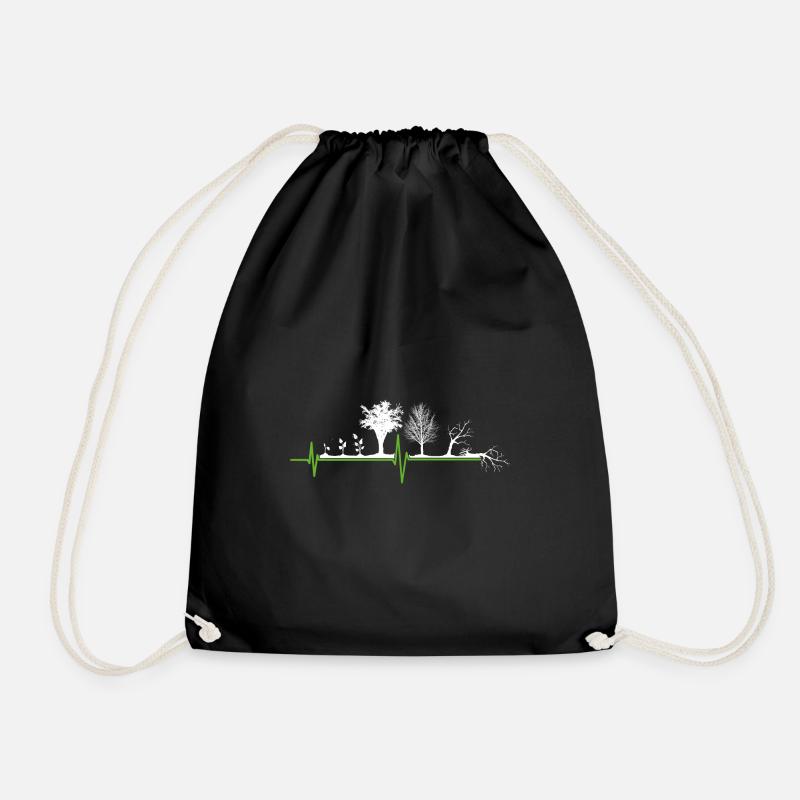 Arbre battement de coeur jardinier évolution jardin nature - Sac de sport léger - noir