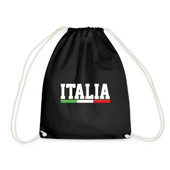 ITALIA Vacances Italy Drapeau italien - Sac de sport léger - noir - Devant