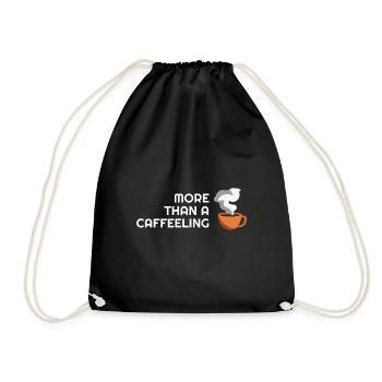 Plus qu’un café Drôle de café Buveur de café Dictons - Sac de sport léger - noir - Devant