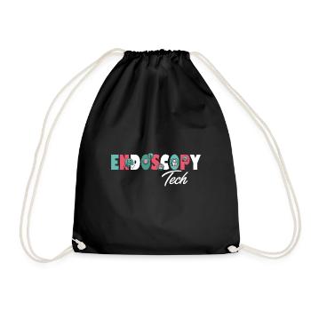 Unique Endoscopy Nurse and Gastro Squad Designs - Drawstring Bag - black - Front