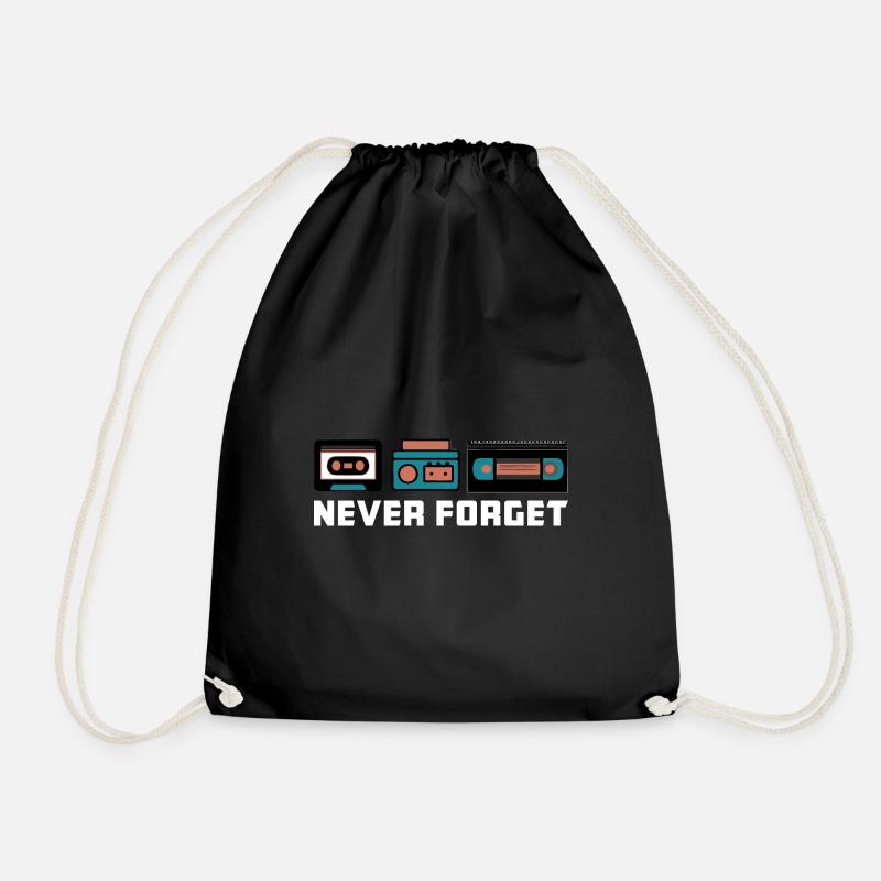 Never Forget - Turnbeutel - Schwarz