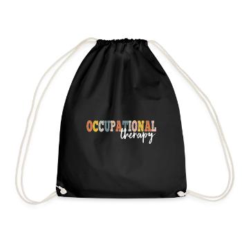 Occupational Therapy Registered Nurse RN LPN - Drawstring Bag - black - Front