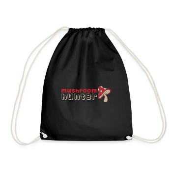 Légumes drôles de chasse aux champignons - Sac de sport léger - noir - Devant