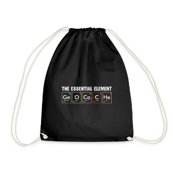 Geocaching Geocacher Cadeau - Sac de sport léger - noir - Devant