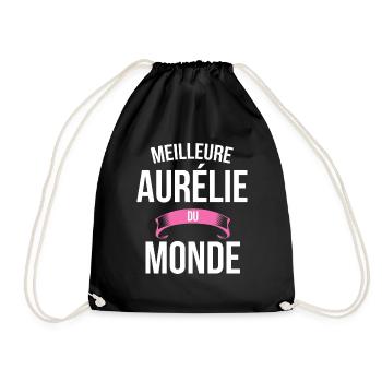 Meilleure Aurélie du monde femme - Sac de sport léger - noir - Devant