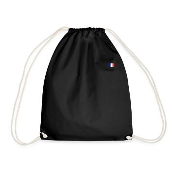 French flag original - Drawstring Bag - black - Front