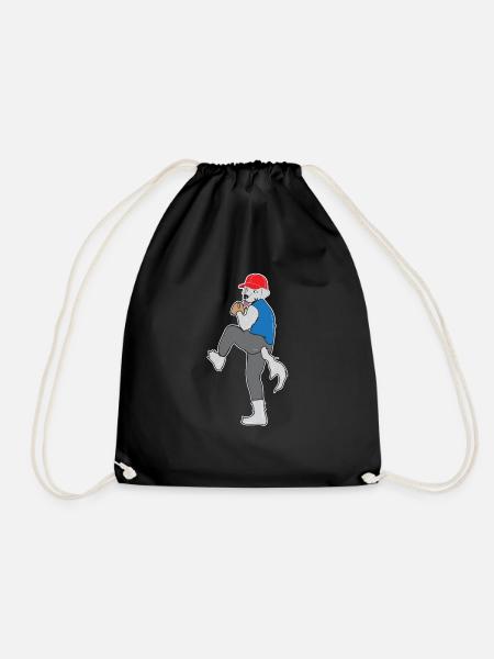 Dog sports - Drawstring Bag - black