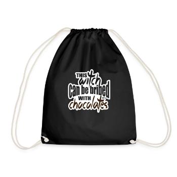 Funny Witch Halloween - Drawstring Bag - black - Front