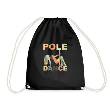 Pole Dance - Turnbeutel - Schwarz - Vorne