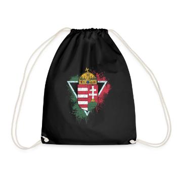 Hongrie - Sac de sport léger - noir - Devant