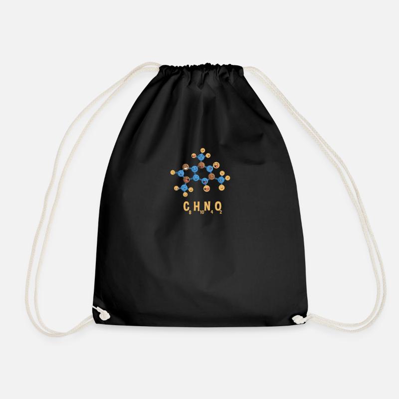 Cadeau de café chimie caféine - Sac de sport léger - noir