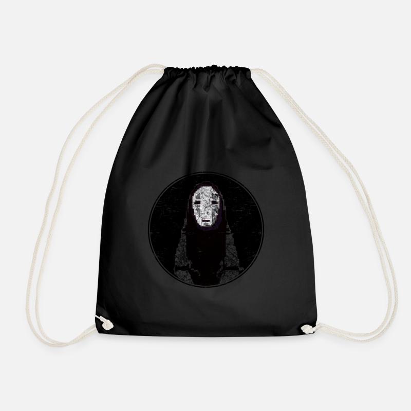pas de visage - Sac de sport léger - noir