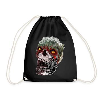 Halloween Scary Monster - Drawstring Bag - black - Front