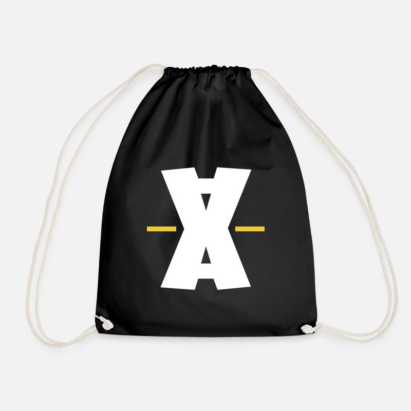 Art numérique Double X dash - Sac de sport léger - noir