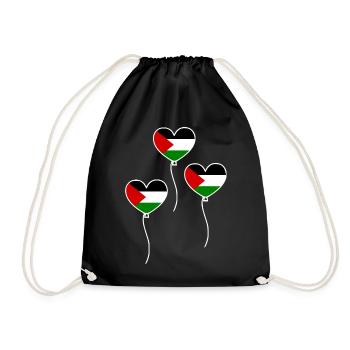 Palestine - Sac de sport léger - noir - Devant